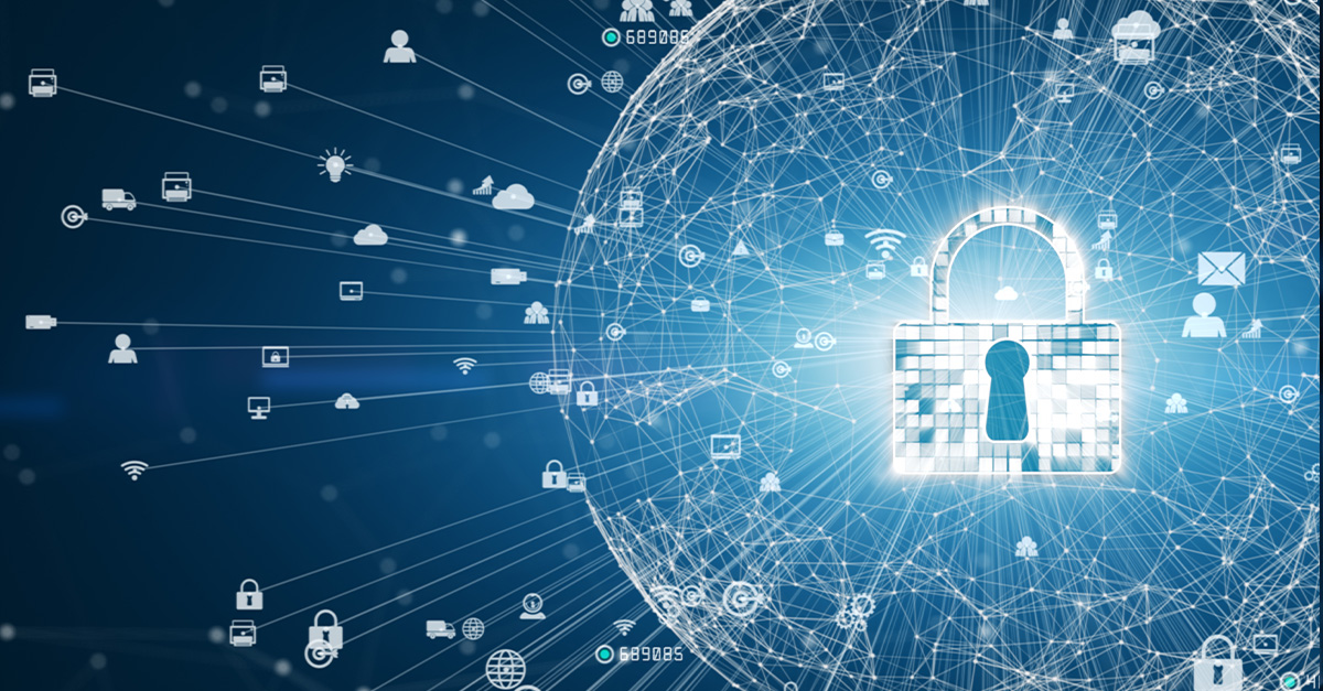 [ID: Graphic of a digital lock]
